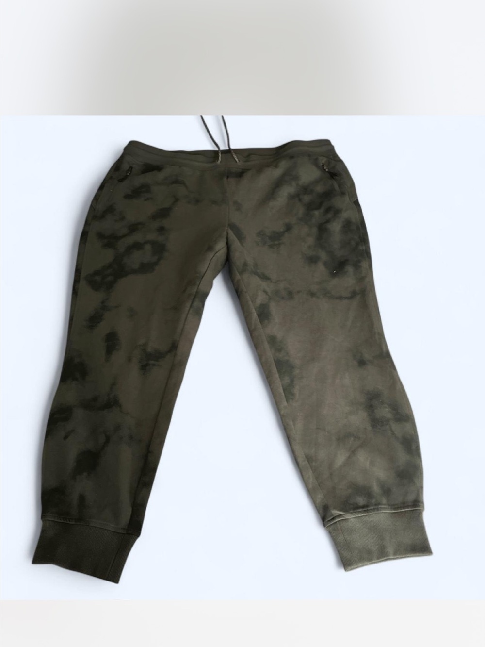 Olive Tie-Dye Sweatpants - Casual Jogger